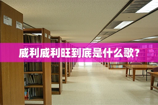 威利威利旺到底是什么歌？