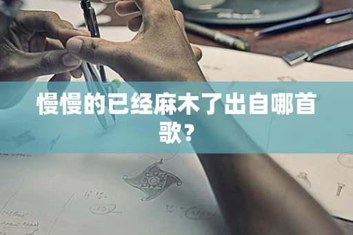 慢慢的已经麻木了出自哪首歌？