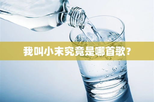 我叫小末究竟是哪首歌？
