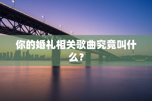 你的婚礼相关歌曲究竟叫什么？