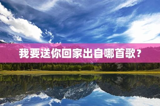 我要送你回家出自哪首歌？