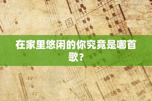 在家里悠闲的你究竟是哪首歌？