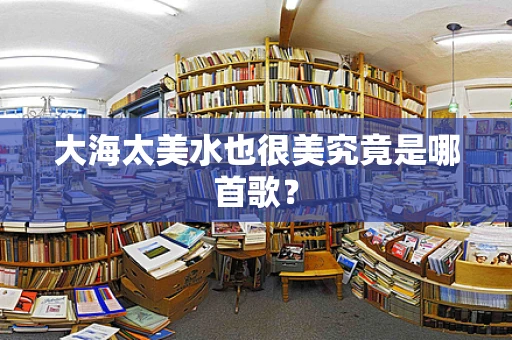 大海太美水也很美究竟是哪首歌？