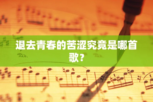 退去青春的苦涩究竟是哪首歌？