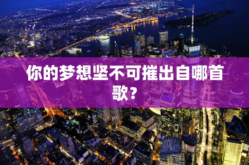 你的梦想坚不可摧出自哪首歌？