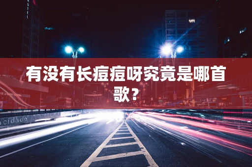 有没有长痘痘呀究竟是哪首歌？