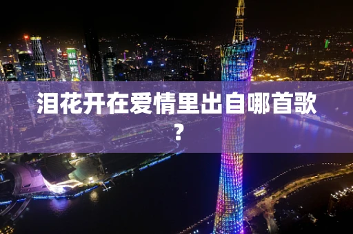 泪花开在爱情里出自哪首歌？