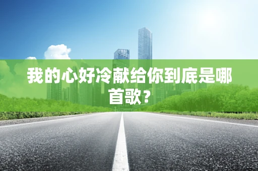 我的心好冷献给你到底是哪首歌？