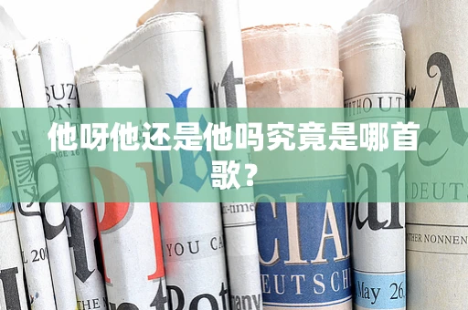 他呀他还是他吗究竟是哪首歌？