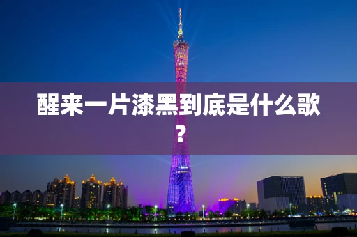 醒来一片漆黑到底是什么歌？