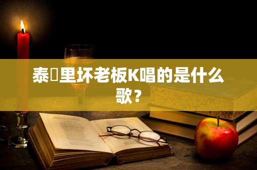 泰囧里坏老板K唱的是什么歌？