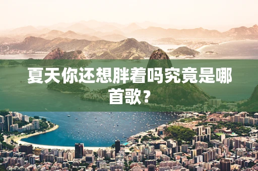 夏天你还想胖着吗究竟是哪首歌？