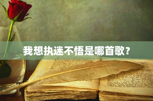 我想执迷不悟是哪首歌？
