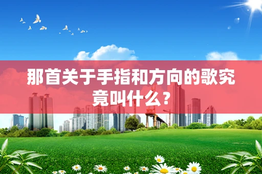 那首关于手指和方向的歌究竟叫什么？