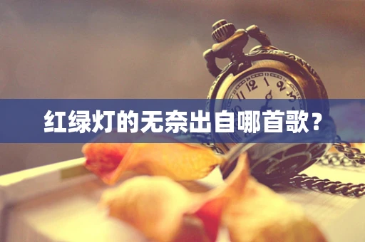 红绿灯的无奈出自哪首歌？