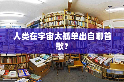 人类在宇宙太孤单出自哪首歌？