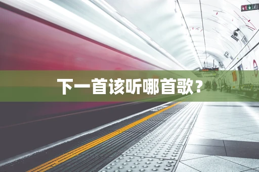 下一首该听哪首歌？