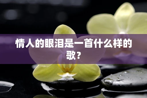 情人的眼泪是一首什么样的歌？