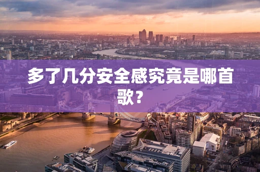 多了几分安全感究竟是哪首歌？