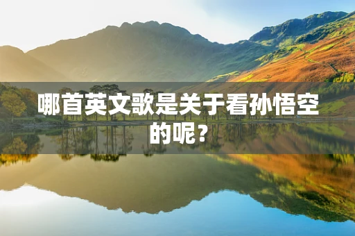 哪首英文歌是关于看孙悟空的呢？