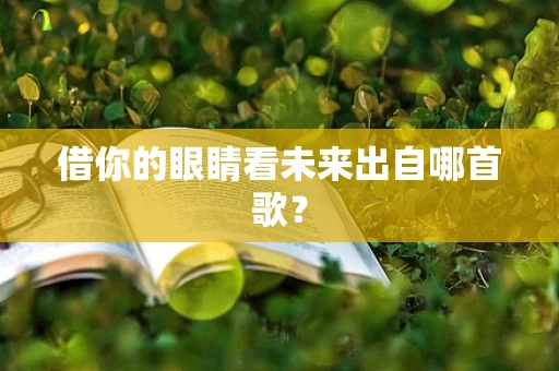 借你的眼睛看未来出自哪首歌？