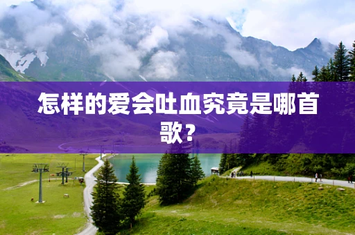 怎样的爱会吐血究竟是哪首歌？