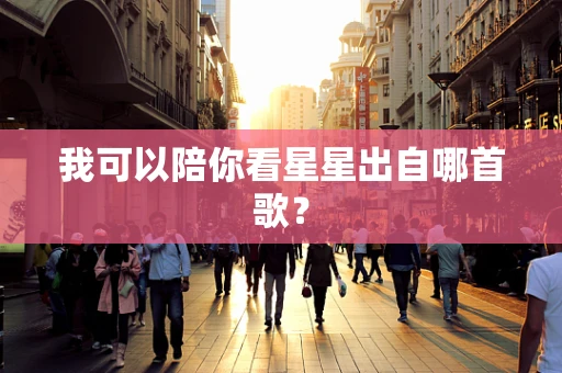 我可以陪你看星星出自哪首歌？