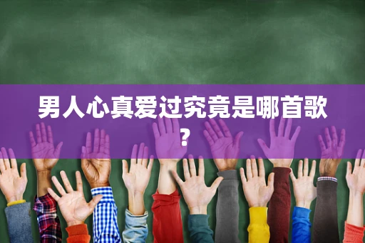 男人心真爱过究竟是哪首歌？