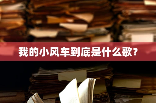 我的小风车到底是什么歌？