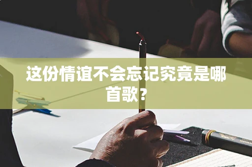 这份情谊不会忘记究竟是哪首歌？