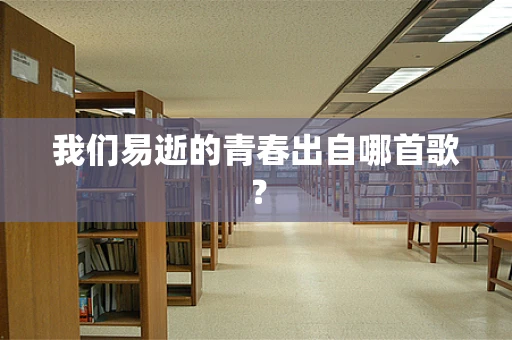 我们易逝的青春出自哪首歌？