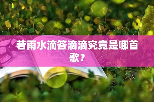 若雨水滴答滴滴究竟是哪首歌？