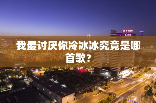 我最讨厌你冷冰冰究竟是哪首歌？
