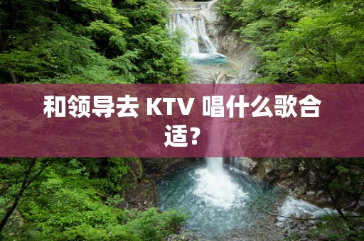 和领导去 KTV 唱什么歌合适？