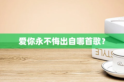 爱你永不悔出自哪首歌？