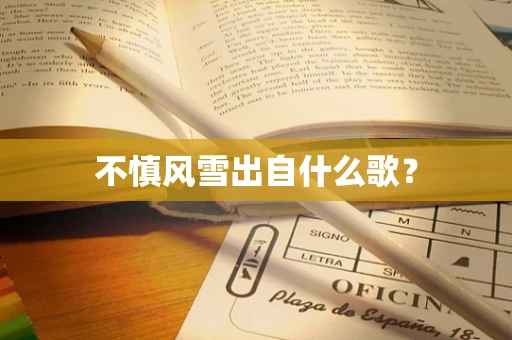 不慎风雪出自什么歌？