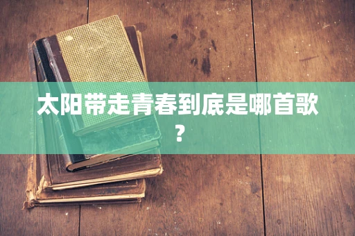 太阳带走青春到底是哪首歌？