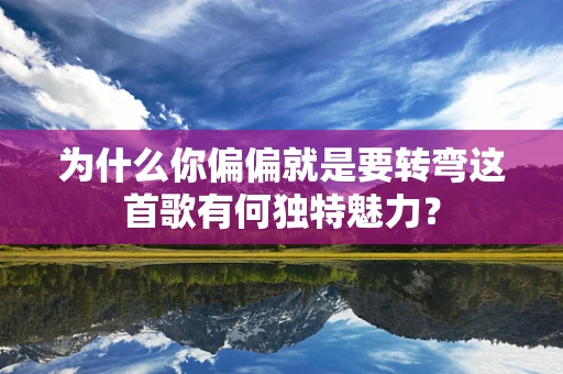 为什么你偏偏就是要转弯这首歌有何独特魅力？