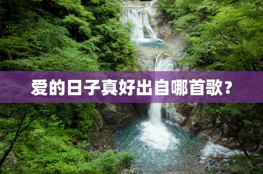爱的日子真好出自哪首歌？