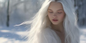 雪白的姑娘这句歌词出自哪首歌？