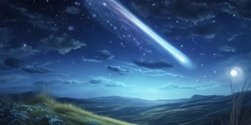 看着流星划过天边究竟是哪首歌？