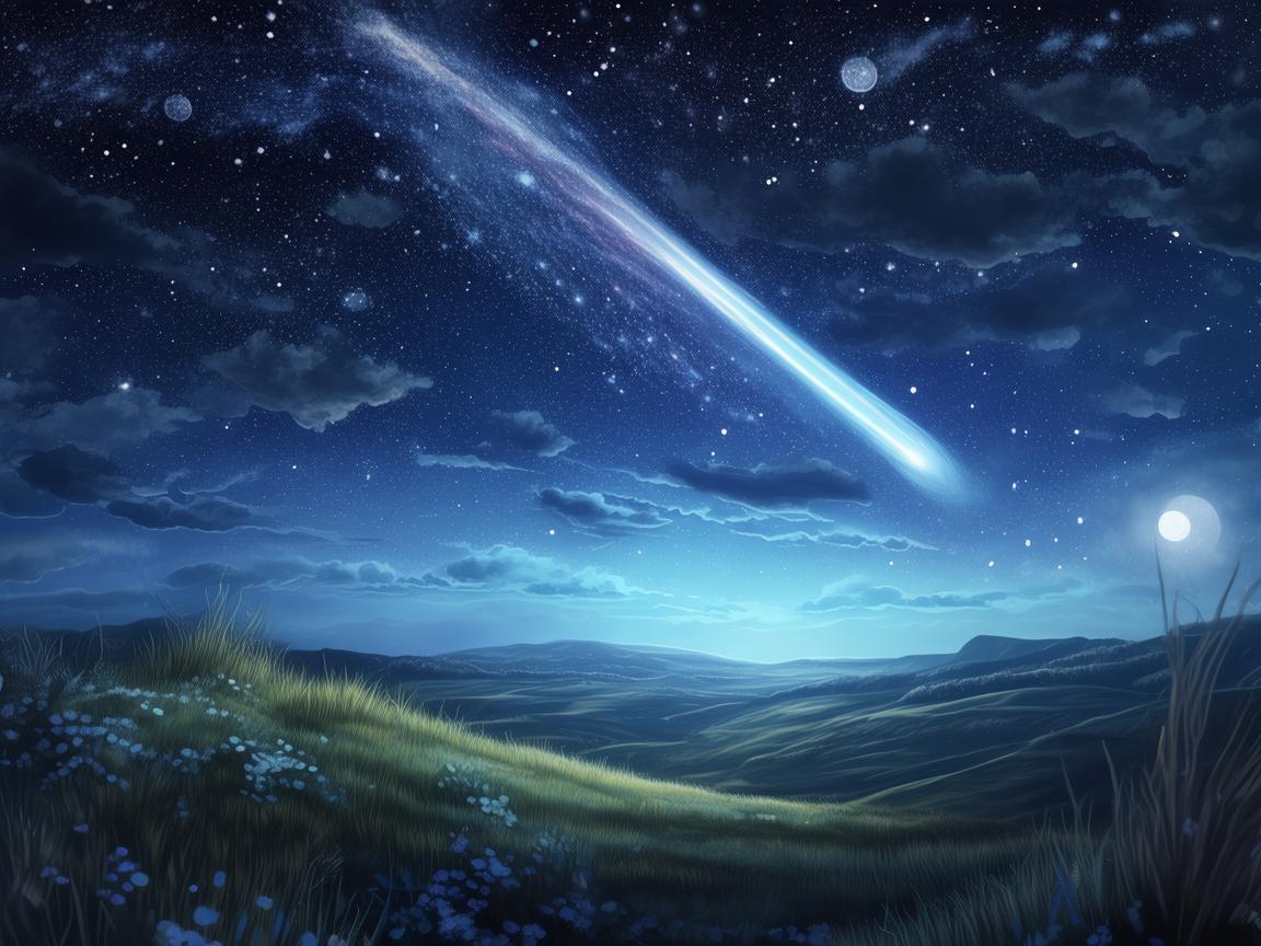 看着流星划过天边究竟是哪首歌？