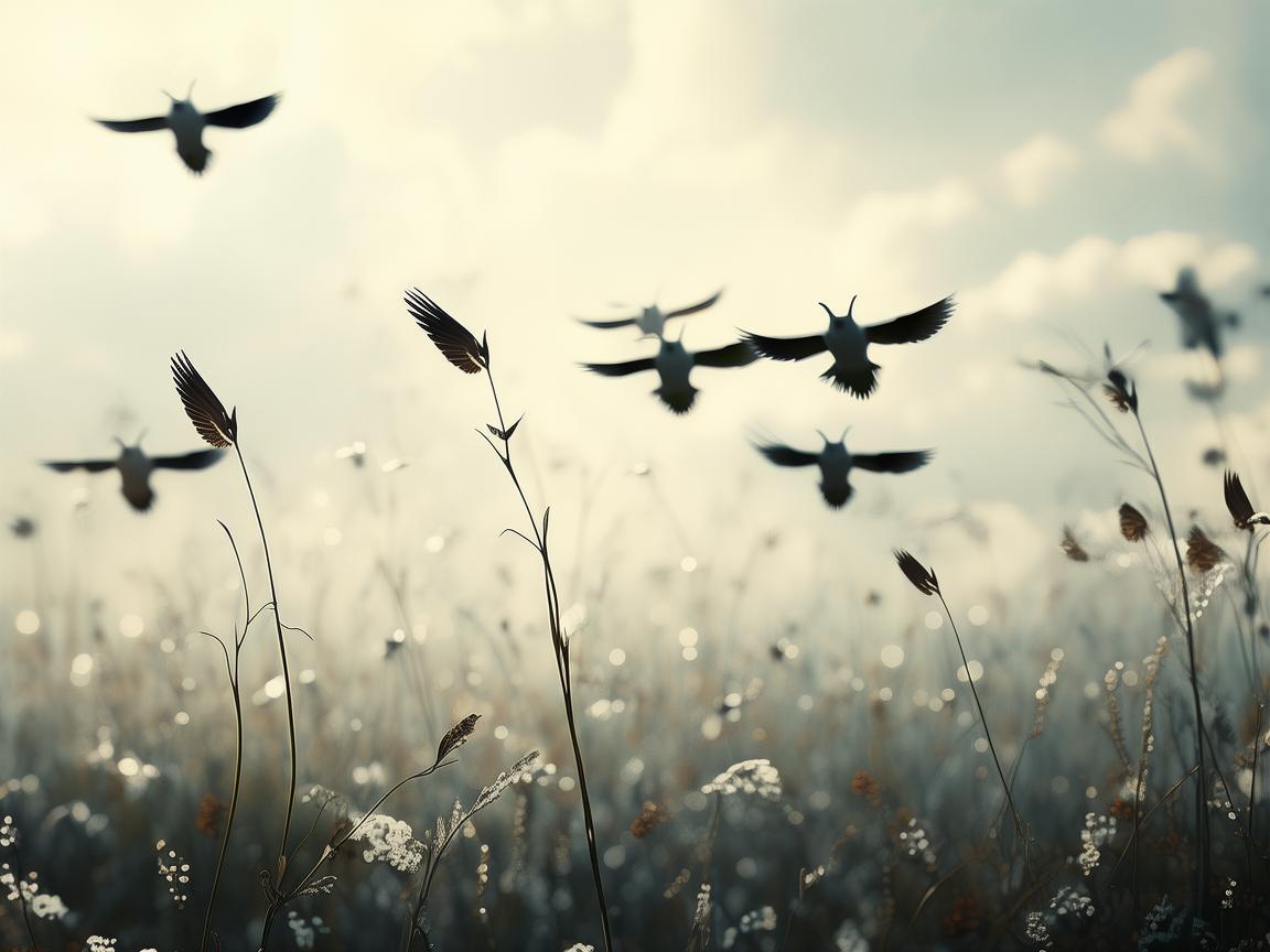 像鸟儿在飞翔这句歌词出自哪首歌？